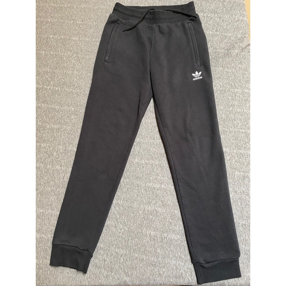 Adidas Originals Trefoil Essentials Sweatpants Black H34657 Mens Small Joggers